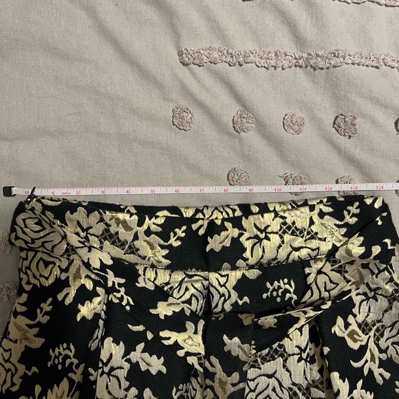 NWOT 2 piece set! Black gold crop top & high low matching skirt SIZE S ADORABLE! - Picture 10 of 10